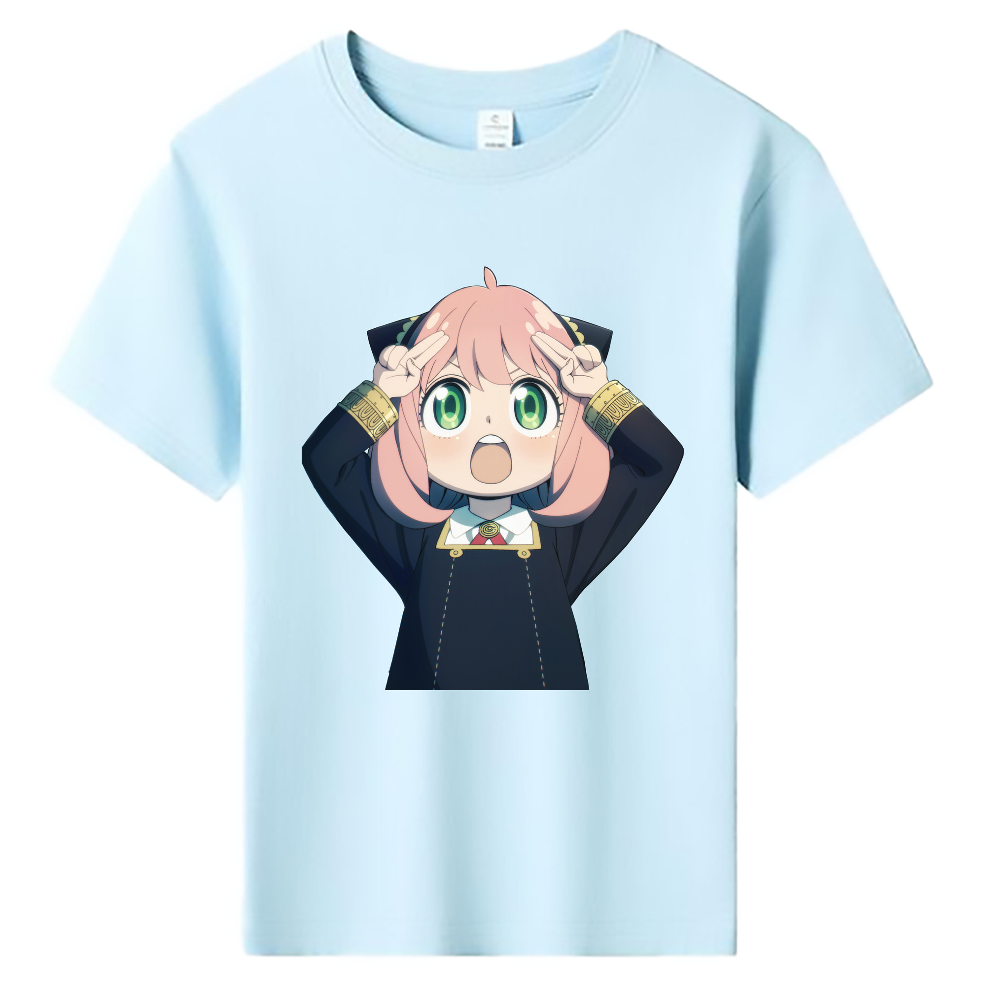 （画像用） SPY×FAMILY间谍家家酒 綿100％キッズTシャツ（フロントプリント）